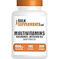 BulkSupplements.com Multivitamin for Women Softgels - Women's Multivitamin with Iron, Multimineral Supplement, with Fish Oil - Gluten Free, 1 Softgel per Serving, 300 Count (Pack of 1)