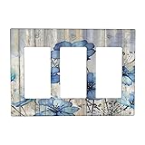 Xuejiaku Decorative Outlet Covers Boho Blue