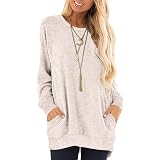 GADEWAKE Womens Casual Color Block Long 