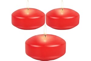 BIYANUO Floating Candles 3 inch Continuous Burning for 13+ Hours odorless smokeless White Non-drip Decorative Candles Suitable for Cylindrical vase, Swimming Pool, spa, Wedding, Home Decoration, etc