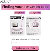 pickpiff Giffgaff Pay As You Go SIM Card Unlimited Calls Texts Data 4G 3G 2G view 7