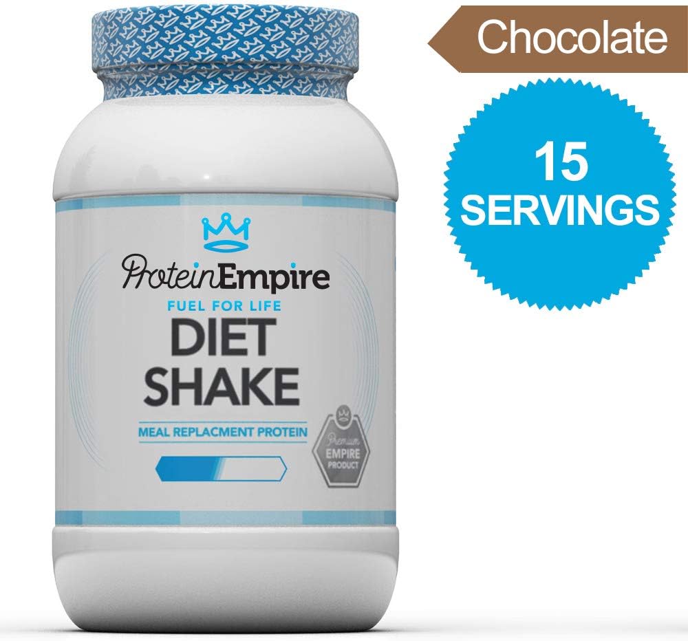 Protein Empire Diet Shake | 900g, 15 Servings| Meal Replacement Shakes for Weight Loss, High Protein, Low Sugar & Fats – Chocolate