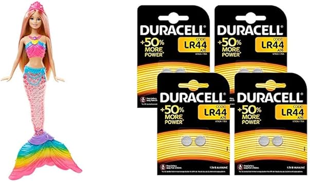 barbie sirena luces de arcoiris amazon