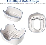 Maliton Potty Training Toilet Seat with 2 Step Stool Grey view 8