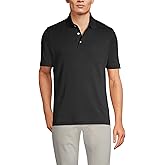 Lands' End Men's Premium American-Grown Supima Cotton Polo Shirt, Short Sleeve, Pocket - Big & Tall