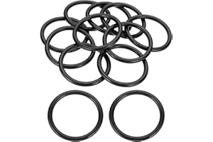 uxcell 10Pcs AS-328 O-Rings, Nitrile Rubber O-Rings 1-7/8" ID, 2-1/4" OD, 3/16" Width Round Sealing Gasket for Hydraulic Pneu