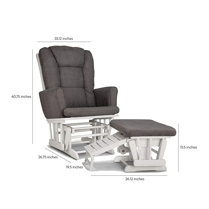 graco glider and nursing ottoman