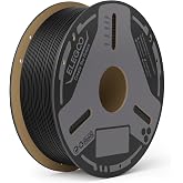ELEGOO PLA-CF 3D Printer Filament 1.75mm Black 1KG 1.75mm | PLA-CF Strong, Dimensional Accuracy +/- 0.02mm, 1kg Cardboard Spool(2.2lbs), Fits for Most FDM 3D Printers