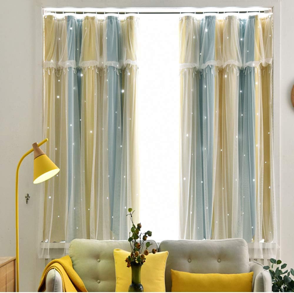 yug Cortina Princesa Viento Dormitorio Ventana De La Bahía Apagón Paño