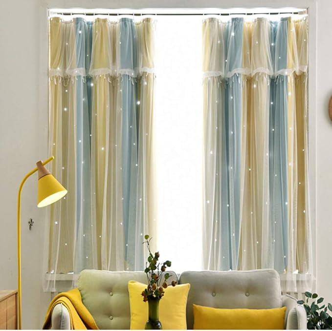 yug Cortina Princesa Viento Dormitorio Ventana De La Bahía Apagón Paño