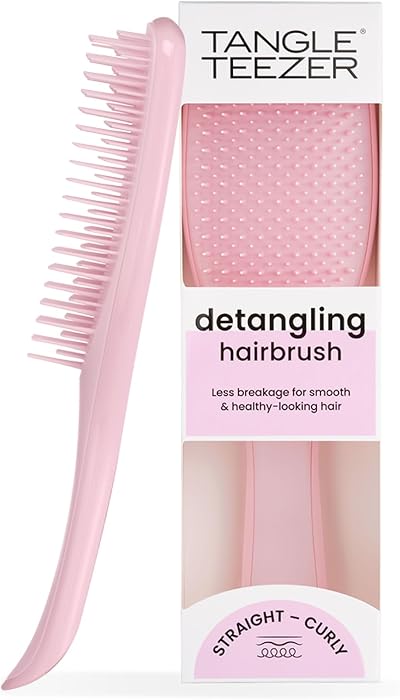 Tangle Teezer Ultimate Detangler Hairbrush Millennial Pink for Wet & Dry Hair