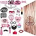 15th Birthday Decorations Girl - Recuerdos para 15 Anos Quinceanera Decorations | Photo Booth Props Backdrop Foil Fringe Curtain Banner | Happy Fifteen Year Old Bday Party Her Daughter Pink Rose Gold