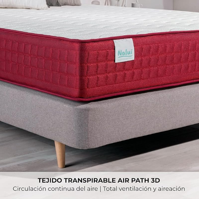 - Colchón Viscoelástico Reversible Gredos 140x200cm con Sistema VISCONFORT, Tejido Strech y Tejido 3D Transpirable. Altura: ±24cm | Firmeza Medio-Alta | Adaptable | Fabricado en España
