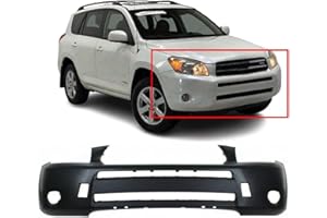 FitParts Compatible With Front Bumper Cover 2006 2007 2008 Toyota RAV4 New, Primed and Ready for Paint. With Fog Light Holes. TO10003195211 942955 2007