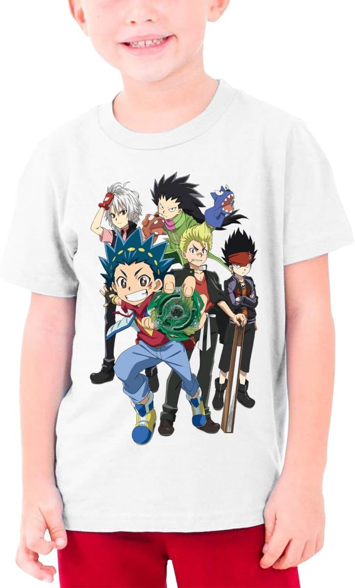 Bey-Blade Bur-st Fashion Teenagers, Boys and Girls, Short-Sleeved T-Shirts