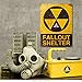 Fallout Shelter Warning Military Steel Sign Vintage Style 12 x 16