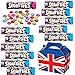 Global Treats British Candy Smarties Box - Smarties Hexatube, Chocolate, 1.26 Ounce (Pack of 12)