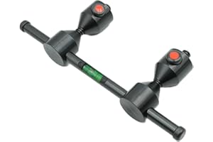 Strong Hand Tools Flange Alignment Pin Quick Lock Pipe Alignment Tool Flange Centering Pin with Bubble Level CNC Steel Fits 1