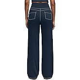 G4Free Women's EverGoing Wide Leg Pants Casual High Waisted Yoga Pants with 4 Pockets Stretch