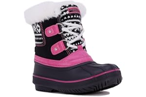 LONDON FOG Girls Toddler Tottenham Cold Weather Snow Boot