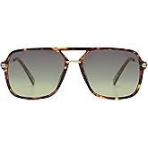 SOJOS Sunglasses for Women & Men, Square, Retro, Polarized Lens, Trendy Aviator, 90s Shades