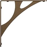 Knape &amp; Vogt Shelf-Made Manhattan Decorative Shelf Bracket, Bronze, 8-Inches, Powder Coat Finish, Sold as Single