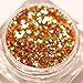 Aranher(TM) Gold Silver Laser Holographic Nail Glitter Powder Paillette Dust Pigments(Randomcolor)