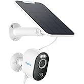 REOLINK 5Ghz Security Cameras Outdoor Wireless WiFi, Argus 3 Pro+Solar Panel with 5MP Color Night Vision, 2.4/5Ghz WiFi, Non-