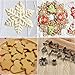XYBAGS Snowflake Cookie Cutter Set - Stainless Steel Snowflake Shaped Cookie Candy Food Molds - 5 Piece