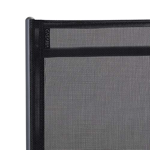 Casaria® Gartenmöbel Set 4 Stühle mit WPC Tisch 80x80cm Aluminium Sicherheitsglas Wetterfest Klappbar Modern Terrasse Balkon Möbel Sitzgruppe Garnitur Bern – Bild 8