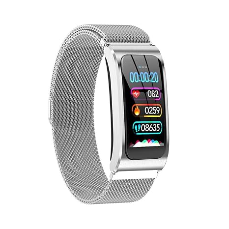 Amazon.com: AK12 Smart Bracelet Watch 1.14 Inch Color Screen ...