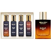 BellaVita Luxury Mens Gift Set &amp; G.O.A.T. Man Perfume Combo | Perfume for Men with Bergamot, Lavender &amp; Patchouli Oriental | Long-Lasting Cologne for Men