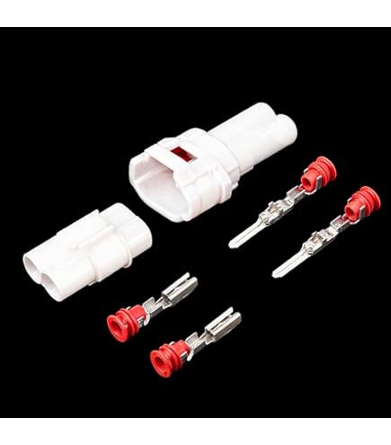 Connecteur étanche Sumitomo Connecteurs Moto 2 Broches EMSea - Compatible Sumitomo MT090 - Étanches - Pour Yamaha, Triumph, Kawasaki, Suzuki Connecteur Automobile