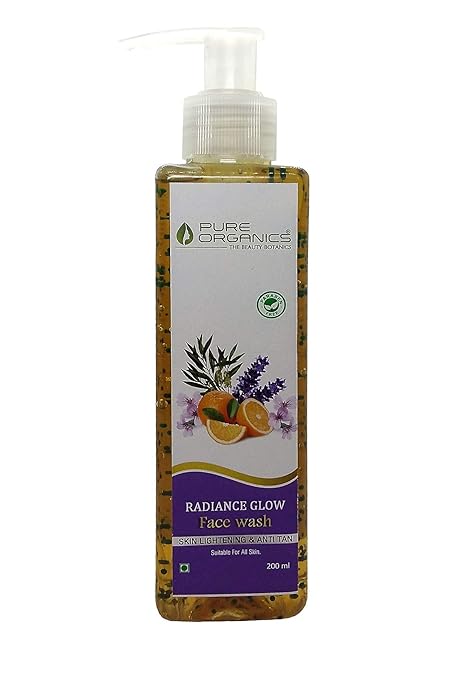 pure organic face wash