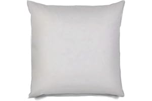 MSD Pillow Insert 30X30 Hypoallergenic Square Form Sham Stuffer Standard White Polyester Decorative Euro Throw Pillow Inserts for Sofa Bed Couch - Made in USA (1 Pack) - Machine Washable and Dry