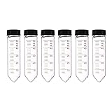 PATIKIL 50ml Centrifuge Tubes, 6 Pcs Glass