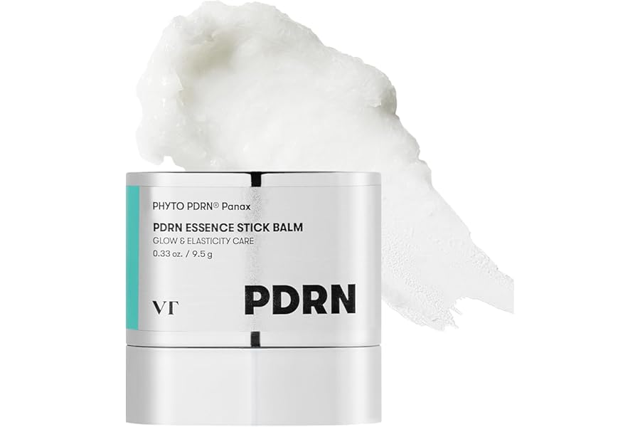VT COSMETICS PDRN Essence Stick Balm, PDRN Collagen Multi Wrinkle Stick, All-in-One Eye & Neck Treatment, Glow Makeup Base & Face Treatment Balm, Plumping, Fine Lines, Stocking Stuffers (0.33 oz.)