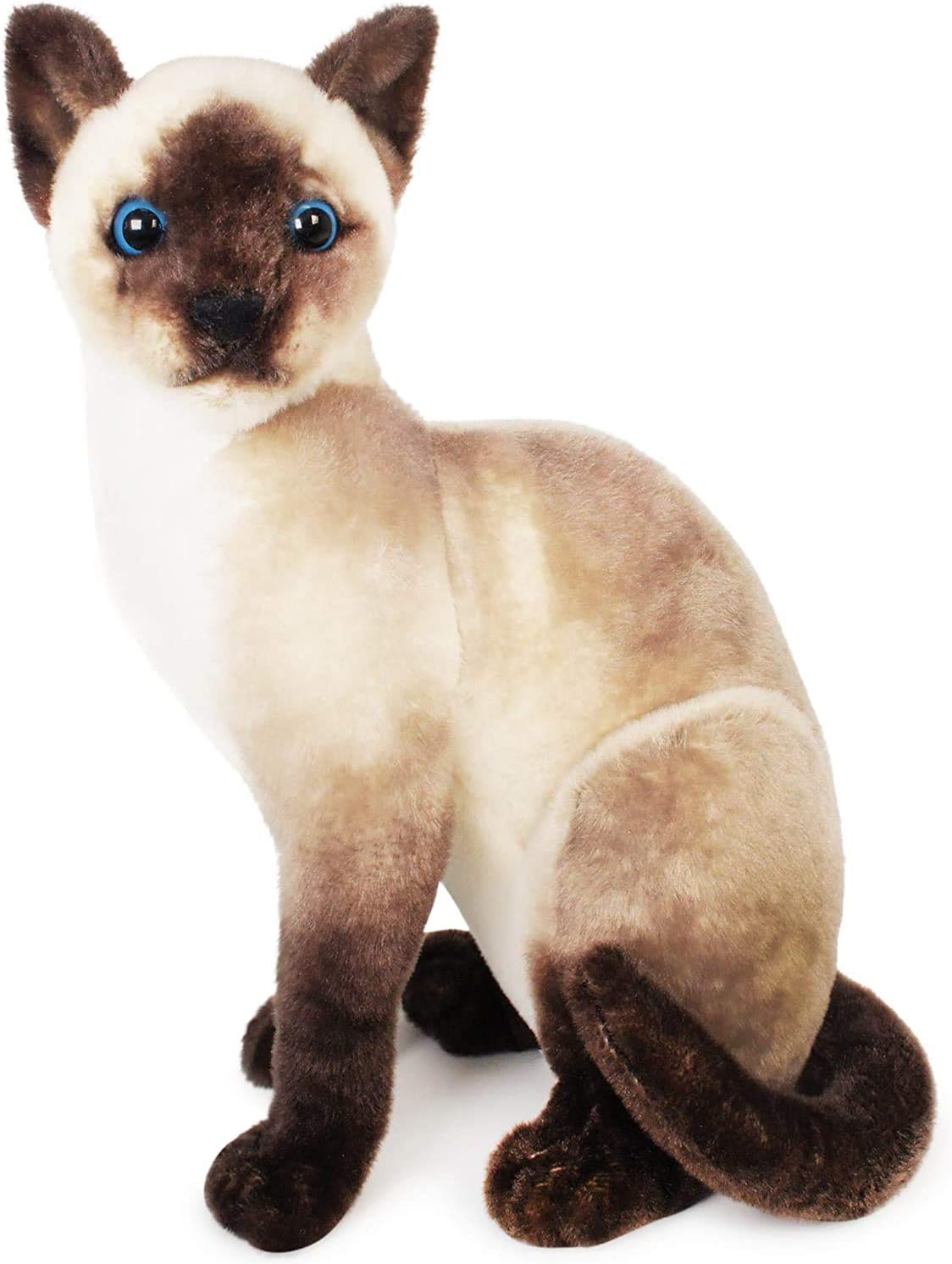 Amazon Tiger Tale Toys タイガーテールトイズ ねこ 猫 ぬいぐるみ リアル 35センチ ペット ネコ キャット Cat かわいい 女の子 男の子 シャム猫 ぬいぐるみ おもちゃ