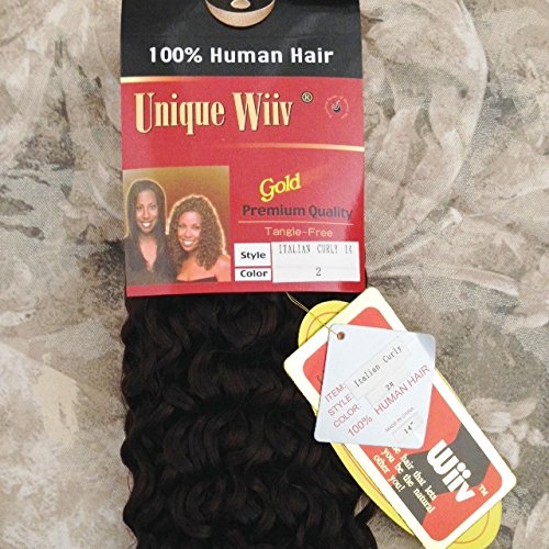Unique Wiiv Italian Curly Human Hair Extensions 2 Dark Brown Buy Online In Azerbaijan At Azerbaijan Desertcart Com Productid 32871564