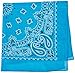 Carolina Have, A, Hank Paisley Bandannas, 22-Inch by 22-Inch, Light Blue