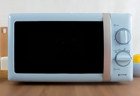 Grunkel - Microondas de diseño vintage azul de 20 litros de ...