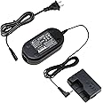Glorich ACK-E10 AC Power Adapter DR-E10 DC Coupler LP-E10 Dummy Battery Power Supply Kit for Cameras Canon EOS 1100D 1200D 1300D 1500D 2000D Rebel T3 T5 T6 T7 Kiss X50 X70 X80 X90
