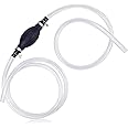 AMOSTBY Liquid Transfer Siphon Pump, Water Gas Oil Fuel Hand Syphon Hose Pump Tool Kit for Boat Car Motorcycle Diesel Fish Ta