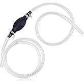 AMOSTBY Liquid Transfer Siphon Pump, Water Gas Oil Fuel Hand Syphon Hose Pump Tool Kit for Boat Car Motorcycle Diesel Fish Ta