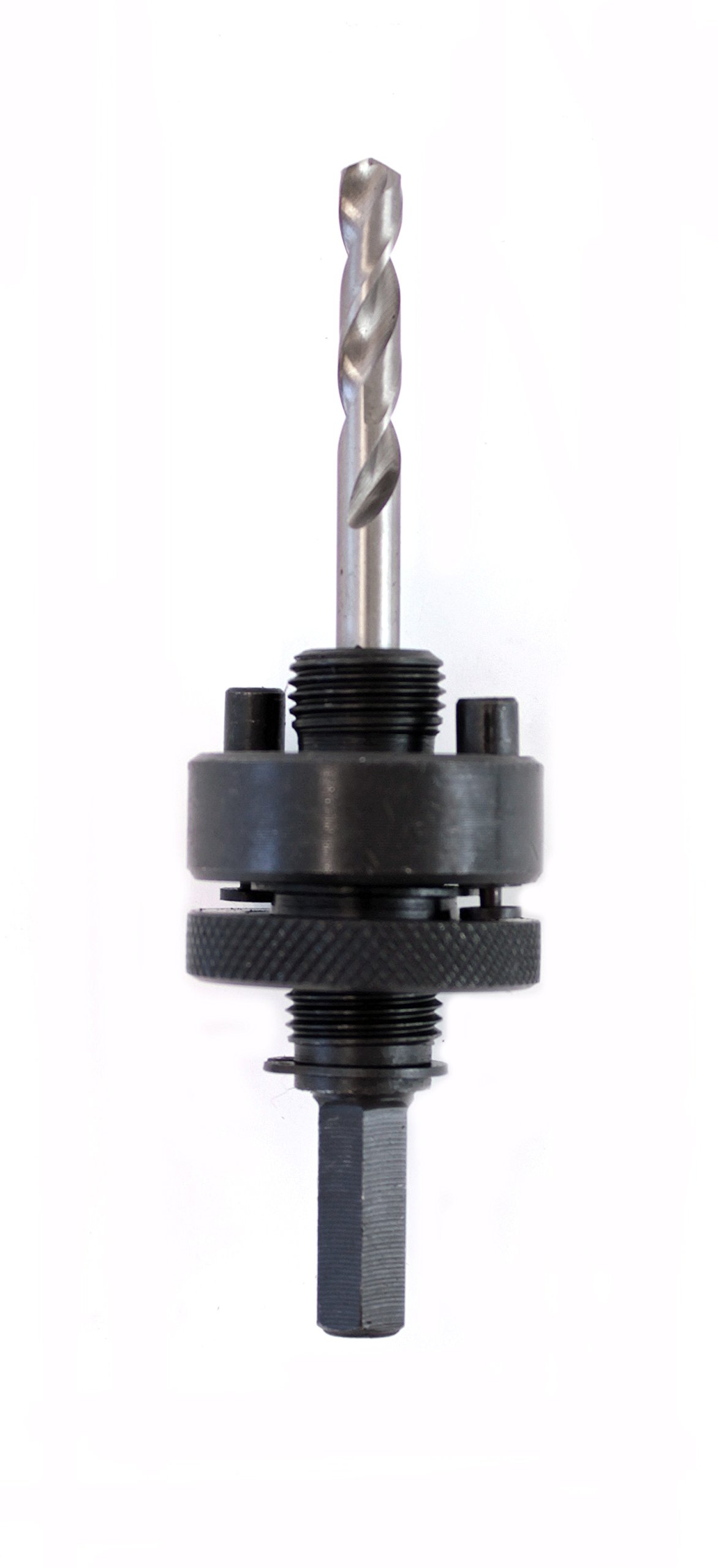 KRINO 210705546b Tree for HSS Bi-Metal Holesaw Variable Serrations, Black, Ø 32 – 210