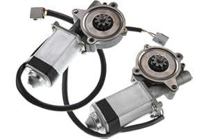 YHTAUTO Set of 2 Driver and Passenger Power Window Motor Replacement for Ford F-150 F-250 F-350 Lincoln Mark VIII Mercury Cougar