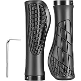 Handlebar Grips Bicycle, Ergonomic Non-Slip with Lock Design, Suitable for Trekking Bike, Mountain Bike, Road Bike