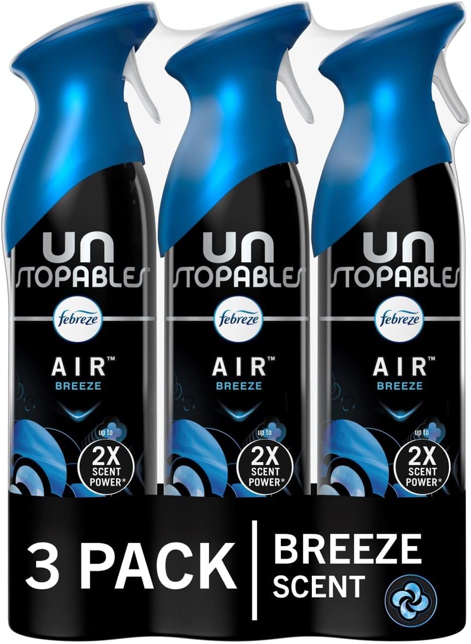 Febreze Air Freshener Spray, Unstopables Breeze