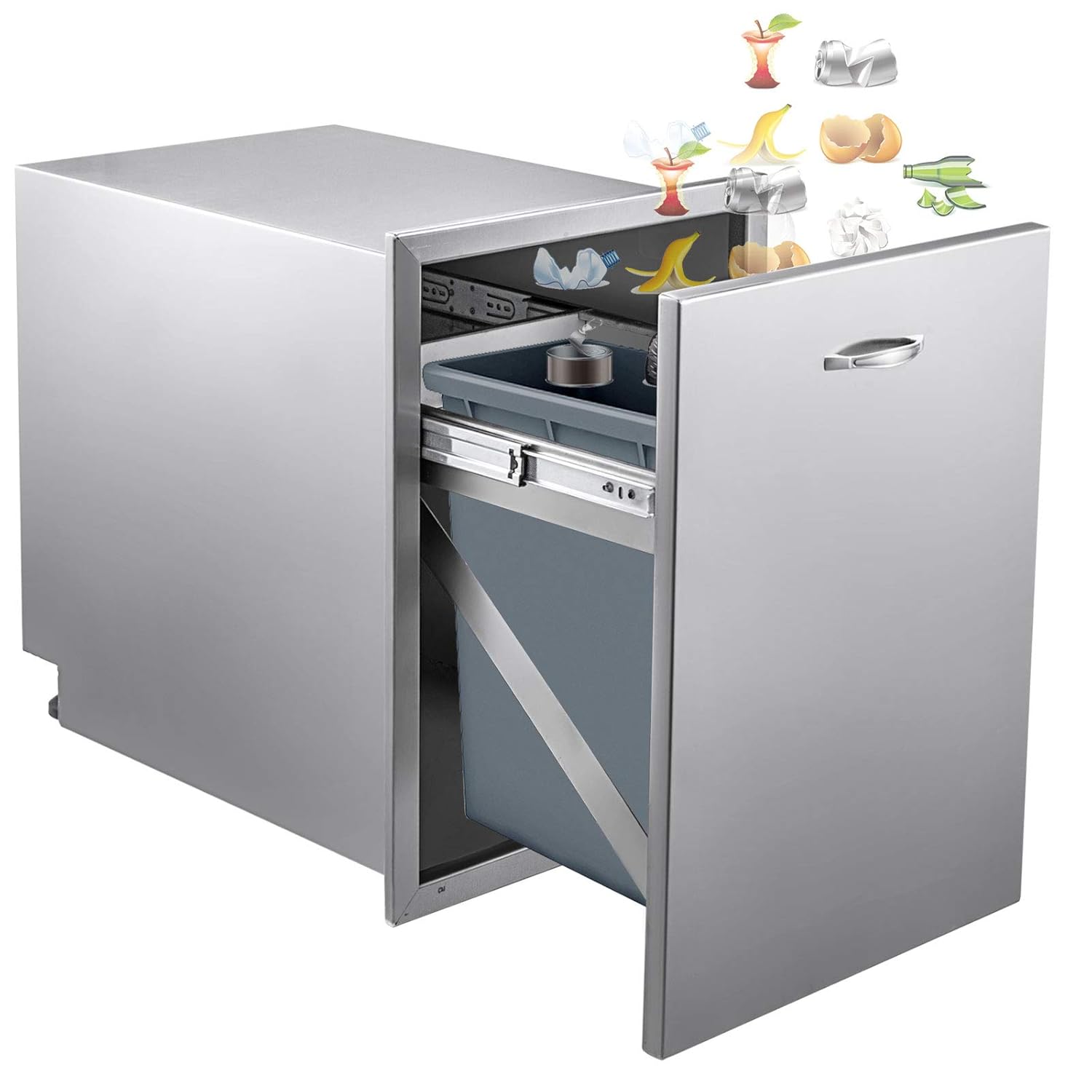 Outdoor Kitchen Storage Mophorn Stainless Steel Worktable Drawer 14 7x20 Inch Outdoor Kitchen Drawers Stainless Steel For Outdoor Bbq Island Kitchen Patio Lawn Garden