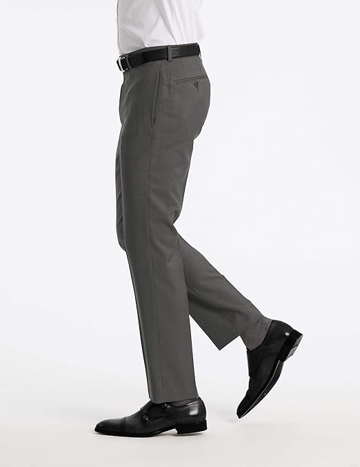 calvin klein men's x performance slim fit flat front dress pant